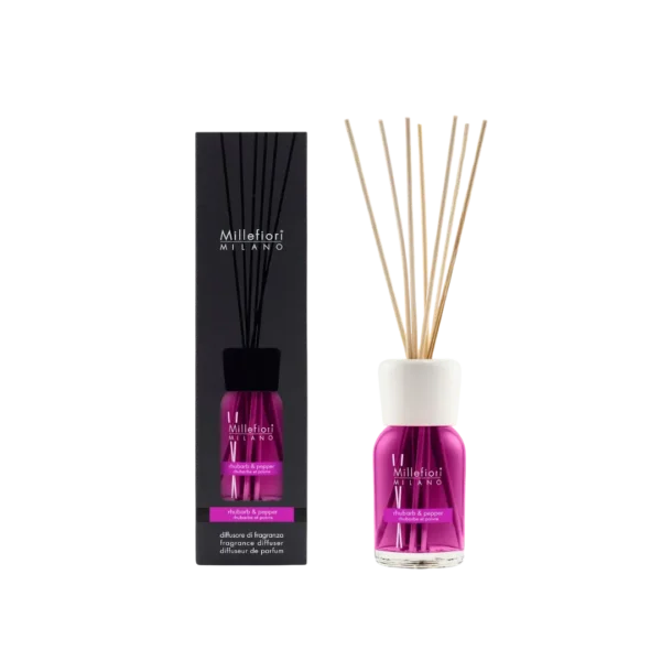 Millefiori Rhubarb & Pepper Diffuser 250ml w. Pack