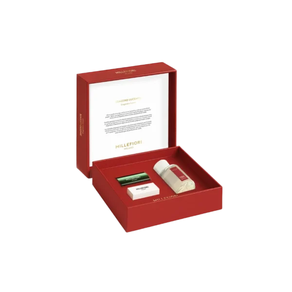 zenzero_lucente_gift_box_pack_open Millefiori Zenzero Lucente Gift Box Open