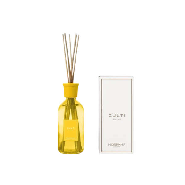 Culti Mediterranea Yellow 500ml Diffuser with Pack