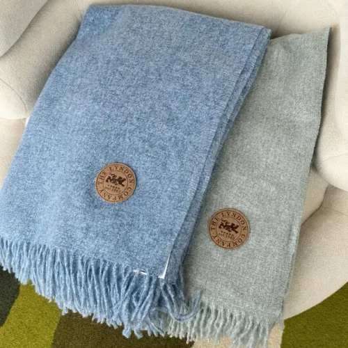 Blue Throw Blanket